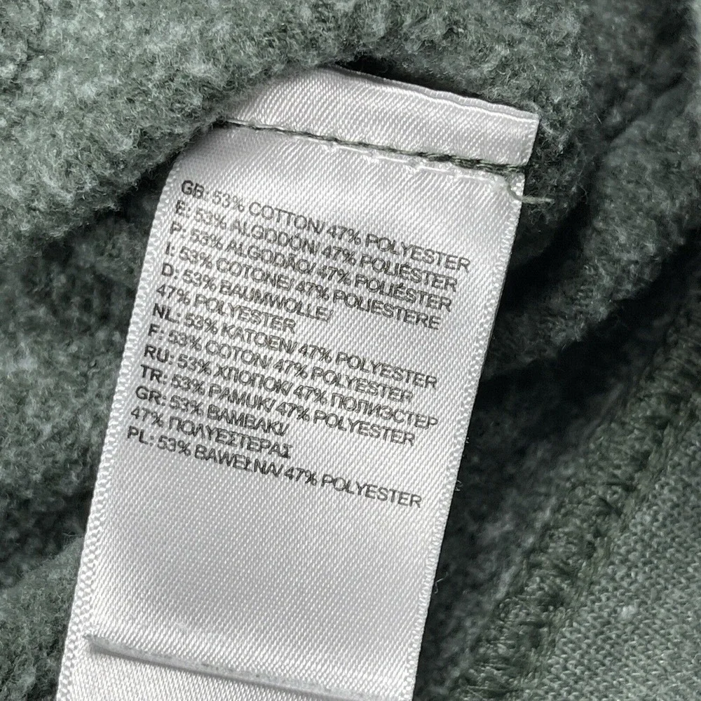 The North Face Sweatshirt Mens Small Green Hoodie Halfdome Camo‎ Fleece Hiker